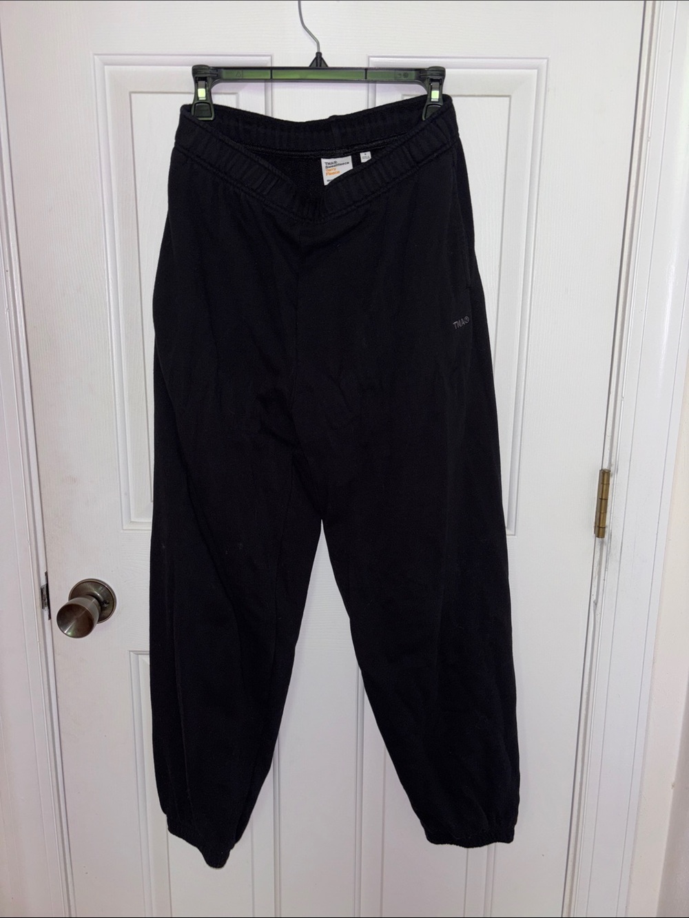 Aritzia TNA Sweatfleece Mega Fit pant black